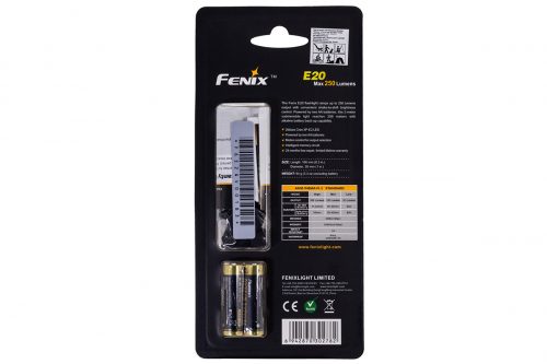 Fenix E20 фонарь на каждый день