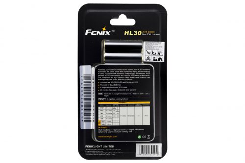 Fenix HL30 2015 230 lm налобный фонарь