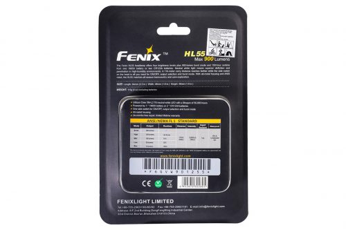 Fenix HL55 900 lm налобный фонарь нейтральный белый свет
