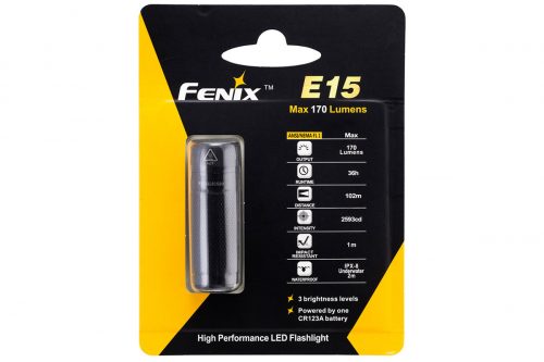 Компактный фонарь Fenix E15