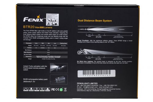Fenix BTR20 800 lm велофара