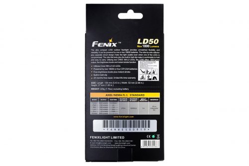 Fenix LD50 1800 lm суперяркий походный фонарь