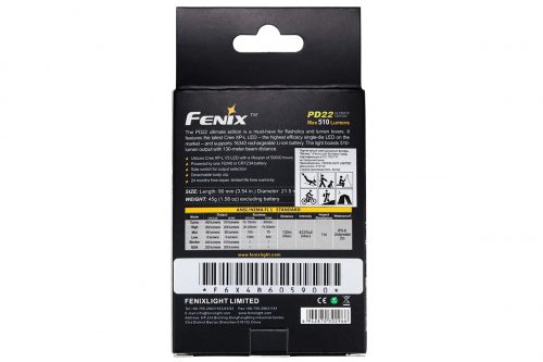 Fenix PD22UE 510 lm компактный ручной фонарь