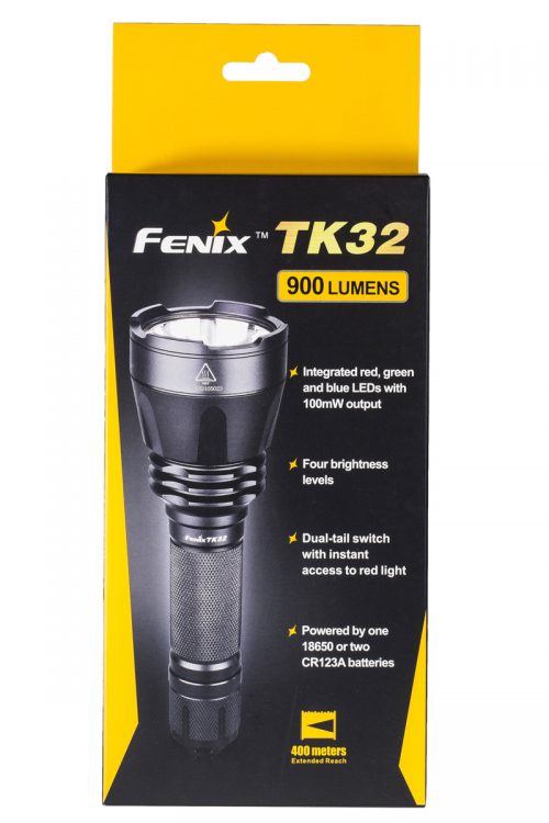 Fenix TK32 900 lm тактический фонарь красный синий зеленый свет